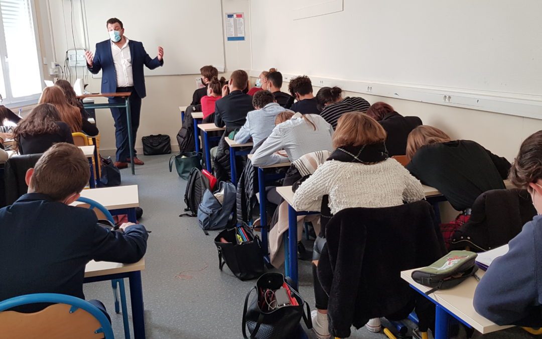 Intervention d’un ancien du lycée