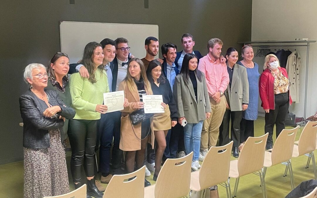 Remise des diplômes pour la promotion 2022